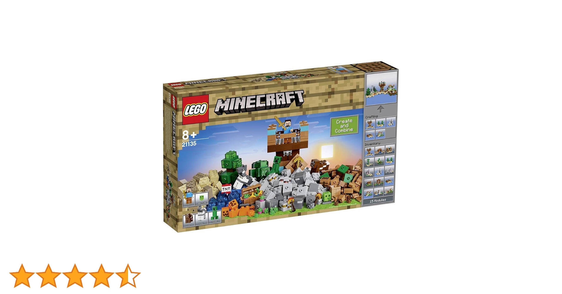 Amazon.co.jp: レゴ(LEGO)マインクラフト クラフトボックス 2.0 21135